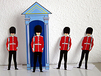 Guardias del Palacio de Buckingham. Descargas gratuitas. FONSO. Ilustrador